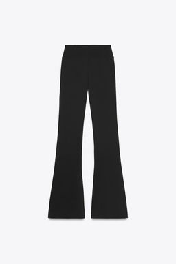 SEAMLESS POLYAMIDE FLARE TROUSERS - Zara фото 7