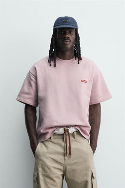 SUDADERA RELAXED FIT PUKAS SURF X ZARA / Rosa pastel  фото 2