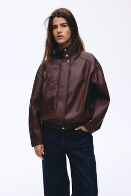Cazadora oversize revestida - H&m фото 2
