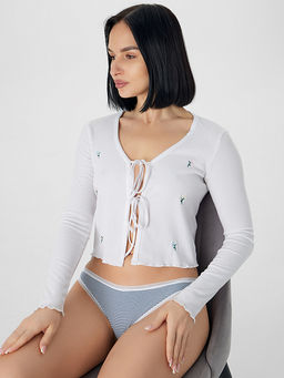 Цена за 2 штуки! Трусы слипы женские в полоску - Mark formelle фото 7