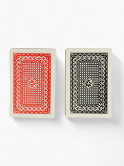 Цена за 2 шт. Карты игральные пластиковые «Покер», набор 2 колоды по 54 шт., 5.5×8.5 см