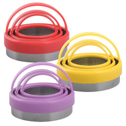 Формы кулинар. металл./пластик 3шт. (d5; 6; 7см) AN8-19