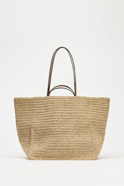 WOVEN TOTE BAG - Zara фото 7