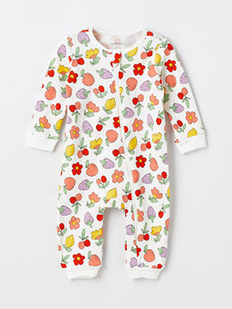 Bisiklet Yaka Uzun Kollu K?z Bebek Fermuarl? Tulum 2li - Waikiki фото 2