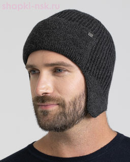 388 T Ушанка мужская флис (56-58)