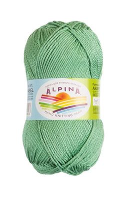 Пряжа ALPINA ANABEL 100% мерсеризованный хлопок 10 шт. х 50 г 120 м  6 м