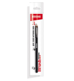 LuxVisage Кисть косметическая № 3 для теней бочонок mini - Golden rose фото 3