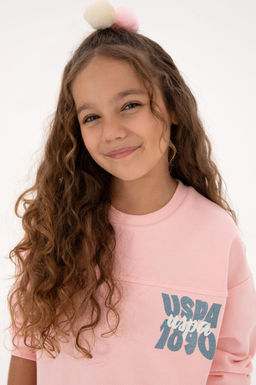 K_z _ocuk A__k Pembe Pijama Tak_m_ Sepette S_rpriz _ndirim - U.s. polo assn фото 10