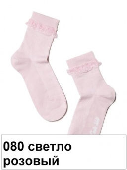 Носки дет.TIP-TOP 7С-27СП(круж.лента),р.16(54/6) - 080 светло-розовый - Conte elegant фото 3