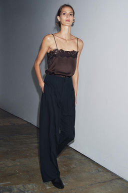 ZW COLLECTION PINSTRIPE TROUSERS