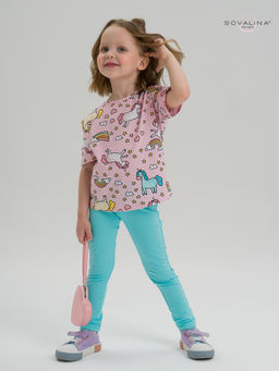 Костюм Мун единорожки на розовом-мятный - Sovalina фото 5