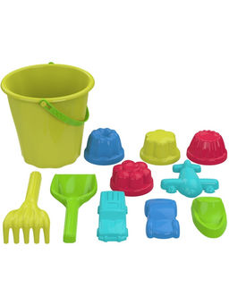 Набор игрушек для песочницы «Непоседа», 11 предметов: ведро, лопатка, грабельки, 8 формочек