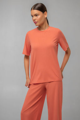 Арт 10401/1 Пижама с брюками 44-52 (5 шт) Цвет:лососевый