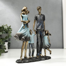 Фигурка полистоун «Большая семья», 26.5×7.5×21 см