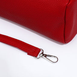 Сумка-багет на молнии, цвет красный - Simaland фото 6