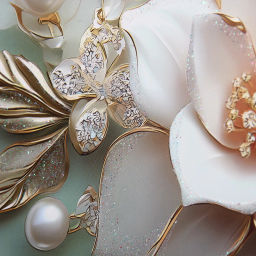 Пакет подарочный "Королевство цветов" 18*24*8.5 см