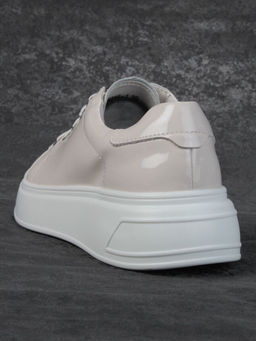 05-PDD215-1 BEIGE Кроссовки женские (натуральная кожа)