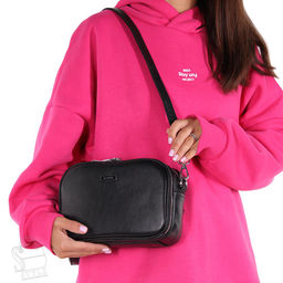 Сумка женская кожаная 99455 black Velina Fabbiano-Safenta  фото 2