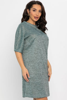 Платье трикотажное Ветта (зеленое) П14599-10М