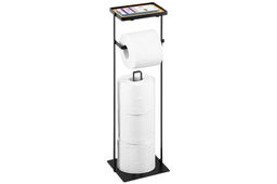 Подставка для туалетной бумаги 16*15*52 см Черная - Elan gallery фото 3