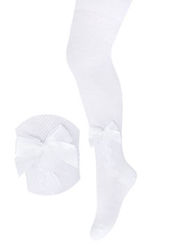 БРЕСТСКИЕ КОЛГОТКИ ДЕТСКИЕ 3274 KIDS (нарядные с декором) БЕЛЫЙ - Conte elegant фото 2
