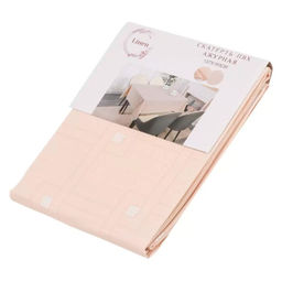 Скатерть ПВХ "Linen" 137х183см бежевая