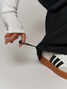 Утепленные брюки с начесом футер багги - Nota bene фото 16