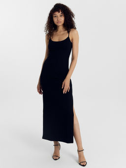 Сарафан женский макси в черном цвете черный 152633 - Mark formelle фото 4