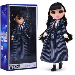 Модная кукла коллекция Glam Core, Венди Gothic Core, школьная форма, 27см