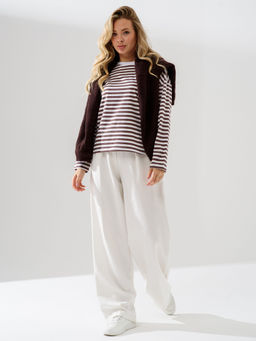 Лонгслив тельняшка 100% хлопок - Оптима фото 7