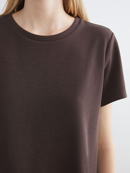 Bisiklet Yaka Kad?n Ti??rt