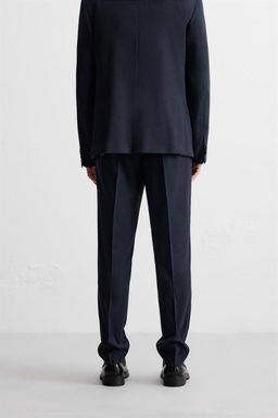 CHECKED TEXTURED WEAVE SUIT TROUSERS - Zara фото 3