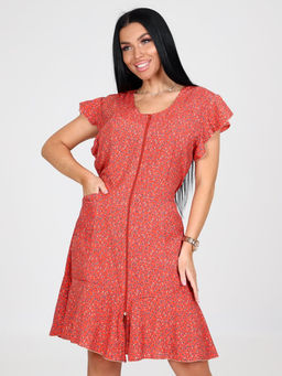 111 ПЛАТЬЕ/ХАЛАТ (Морковный) - А-дина фото 3