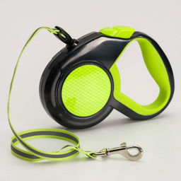 Рулетка Пижон светоотражающая, 5 м, до 25 кг, трос, прорезиненная ручка, зелёная