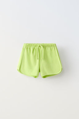 CONTRAST RIBBED BERMUDA SHORTS - Zara фото 5