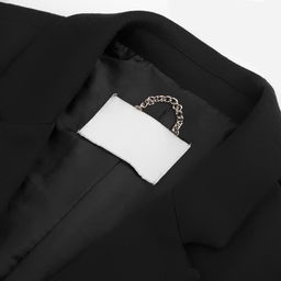 Цепочка для одежды, 0.9×10 см, 10 шт., цвет серебряный