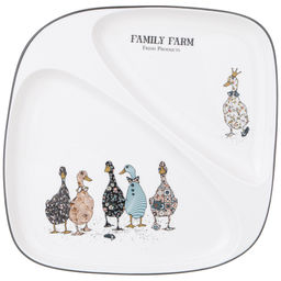 ТАРЕЛКА ОБЕДЕННАЯ LEFARD FAMILY FARM 2 СЕКЦИИ 26*2,5 СМ