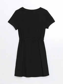 Bisiklet Yaka K?z ?ocuk Elbise