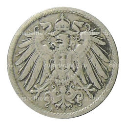 Монета 10 пфеннигов 1907 года A Германия