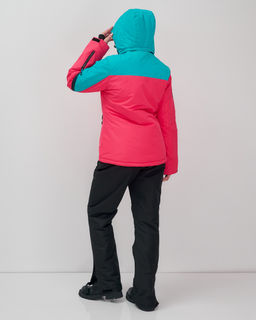 Горнолыжный костюм женский зимний розового цвета 02390R - Mtforce фото 4