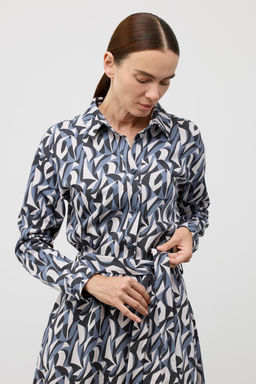 ЕВТ 5096/серебристое облако,осколки керамики платье жен