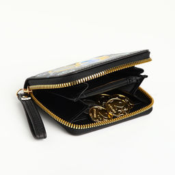 Кошелёк на молнии, чёрный