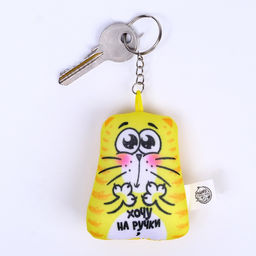 Брелок антистресс «Хочу на ручки» 7 х 7 см