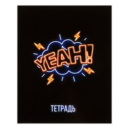 Комплект тетрадей из 5 штук, 48 листов в клетку Calligrata «Neon», обложка мелованный картон, УФ-лак, блок офсет