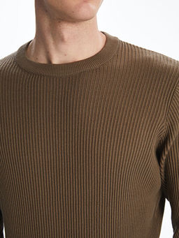 Bisiklet Yaka Erkek Triko Kazak