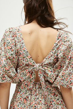 Vestido abullonado con lazada detras - H&m фото 4