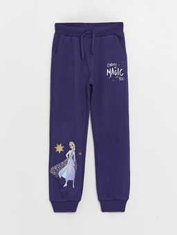 Beli Lastikli Elsa Bask?l? K?z ?ocuk Jogger E?ofman Alt?