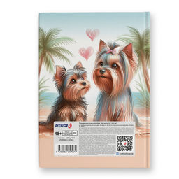 Светоч А237 Артбук (Скетчбук), матовая ламинация, блок белый, 7Бц, A5 100 г/м2 сшивка 104 л. 4 шт. Любовь и лапки 01640