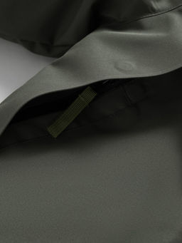 Парка зимняя подростковая для мальчика с капюшоном цвета хаки 9533Kh - Valianly фото 15