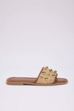 Trendyol Shoes Siyah Gumus Trok Tasl? S?k Kad?n Terlik TAKSS25TE00013 - Trendyolmilla фото 28